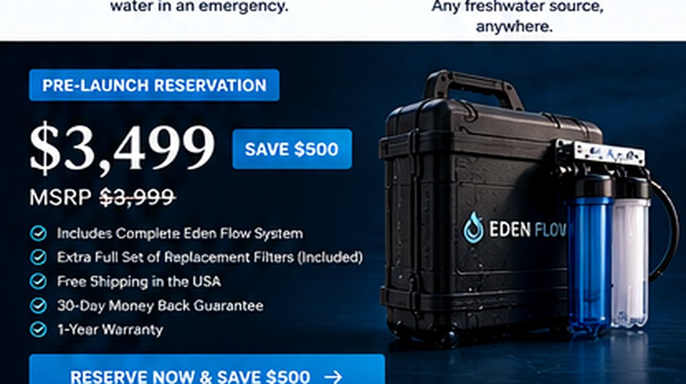 Eden Flow pre-launch price card